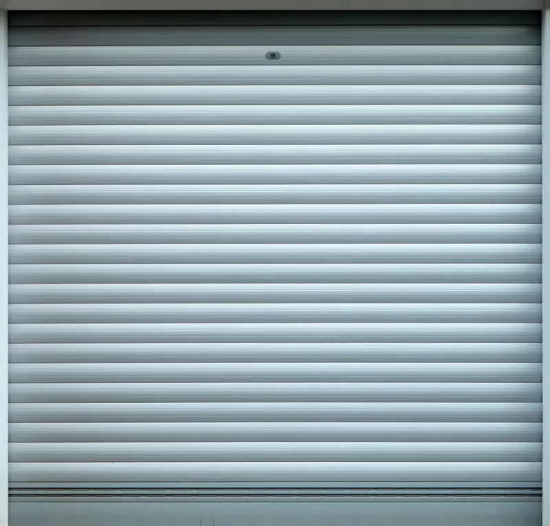 Garage door opener motor being serviced